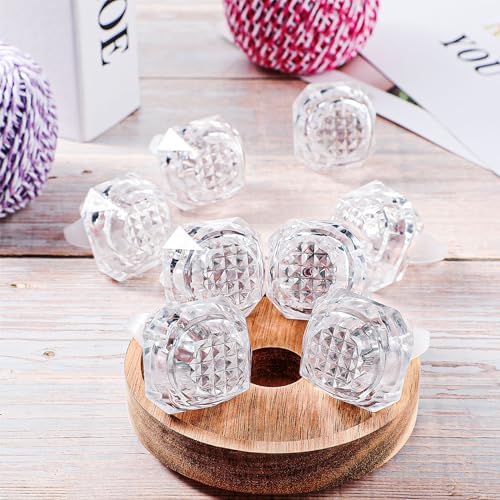 Hicarer 8 Piece LED Light Up Ring Set for Party Favors
