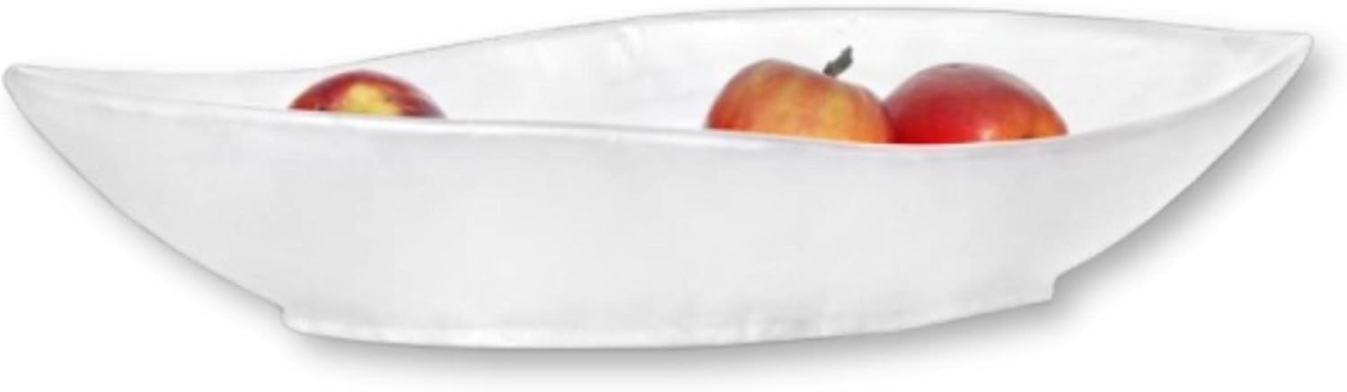 Steelite Resin Serving Bowl Kenny Mack Point Oval 3 Quart White