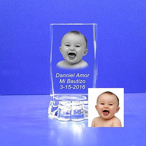 Personalized 12-Piece Photo Crystal Cube with LED Light