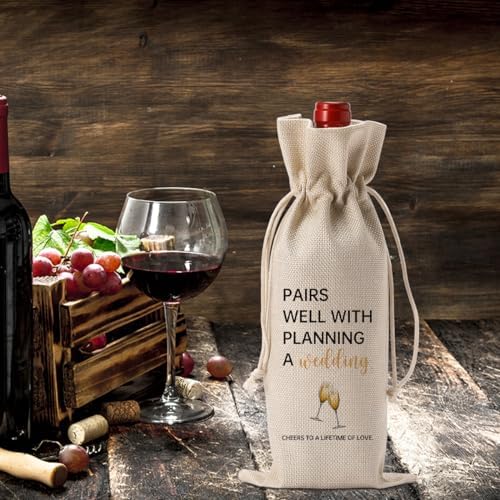 YUANHAO Wedding Gift Wine Bag with Drawstring
