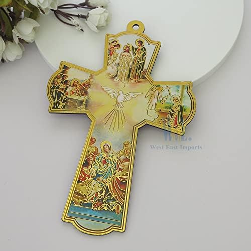 WE 12 Pcs Holy Spirit Wall Cross Baptism Favor