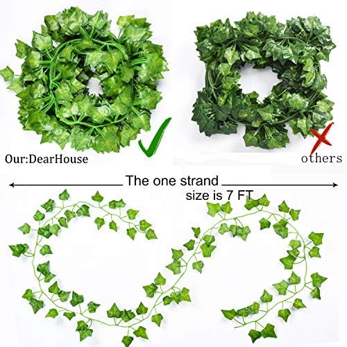 DearHouse 84 Feet Artificial Ivy Vine Hanging Garland