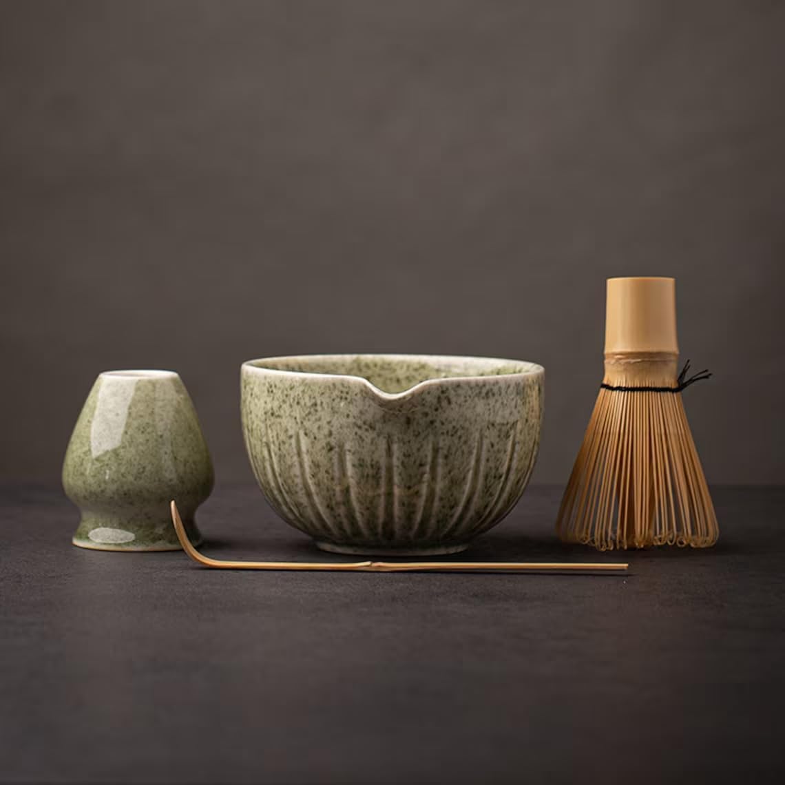 Tang Pin Matcha Set - 4pc Matcha Kit for Tea Ceremony