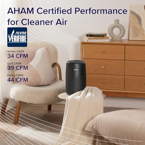 LEVOIT Air Purifier for Bedroom Home Black