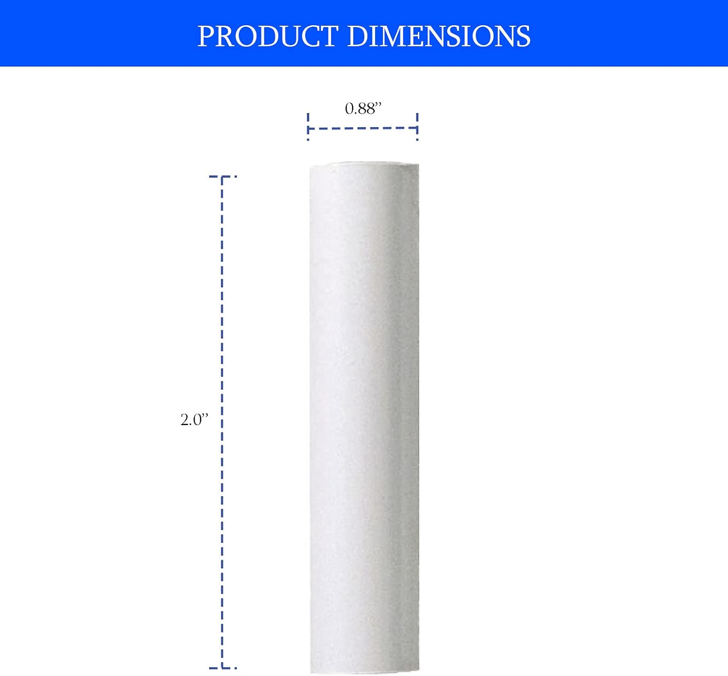 Ciata 12 Pack White Plastic Candle Covers 2 Inch