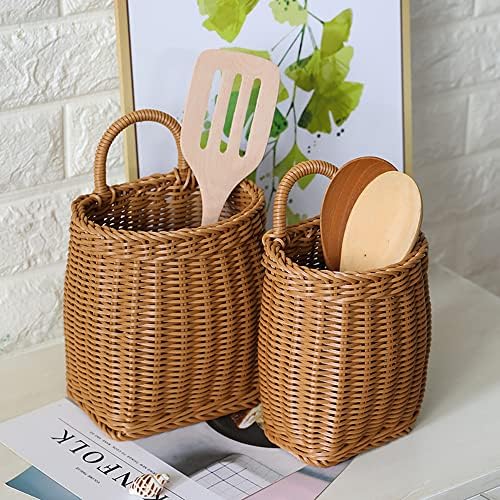 Hanging Woven Storage Basket Large
