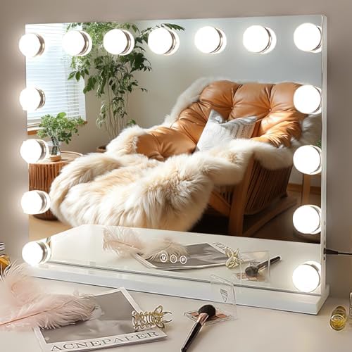 MKupView Vanity Mirror with Lights 228x182 Inches
