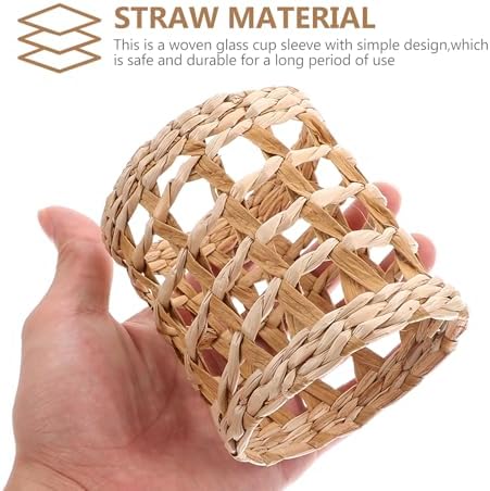 GANAZONO Reusable Rattan Vase Sleeve Set