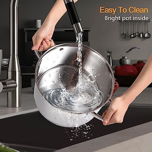 Stainless Steel Stock Pot 8 Qt With Lid