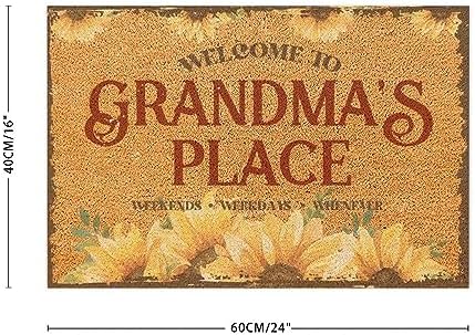 Grandmas Place Coir Fiber Entry Mat 16x24in