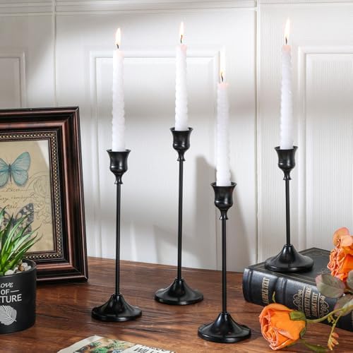 Tunyet 6PCS Metal Candlestick Holders
