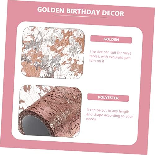 Gold Table Runner for Wedding and Party Decor