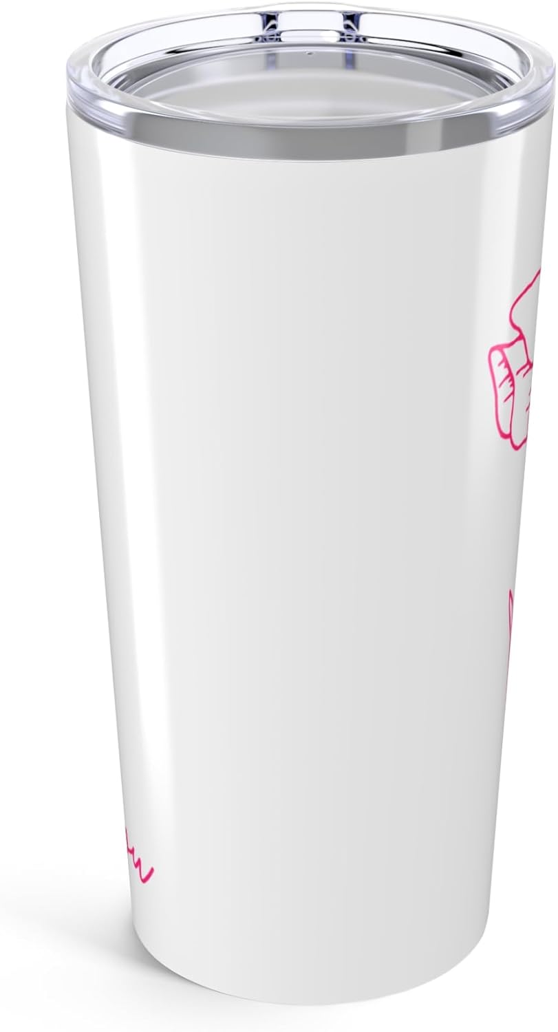 Floral Love Tumbler 20oz Insulated Coffee Cup