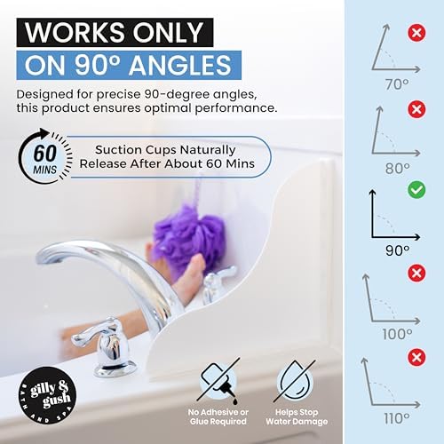 Gilly Gush Removable Bathtub Splash Guard for Kids