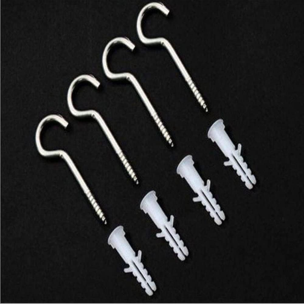 Mengersi Black Bed Canopy Curtains for Full Queen King Size Bed and Outdoor Use