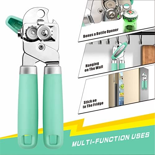 PrinChef Manual Can Opener with Magnet - 2 in 1 Design
