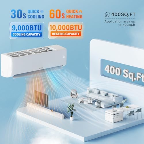 ROVSUN 9000 BTU Mini Split AC Unit with Inverter and Wifi