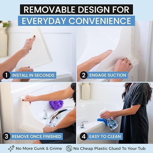 Gilly Gush Removable Bathtub Splash Guard for Kids
