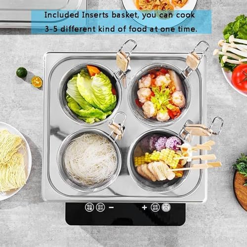 XENITE Strainer Stainless Steel Pasta Cooker with Divider and Colander
