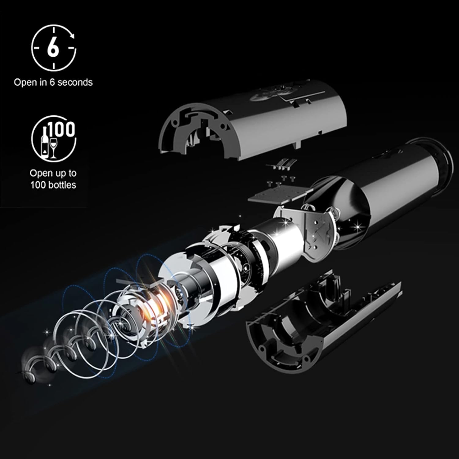 Foibong 4-in-1 Electric Wine Opener Set