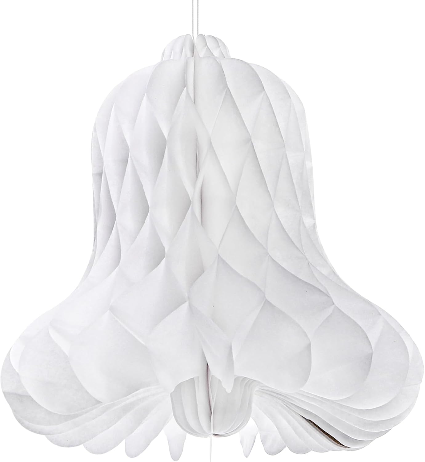 Hiceeden 24 Piece White Paper Wedding Bells Set