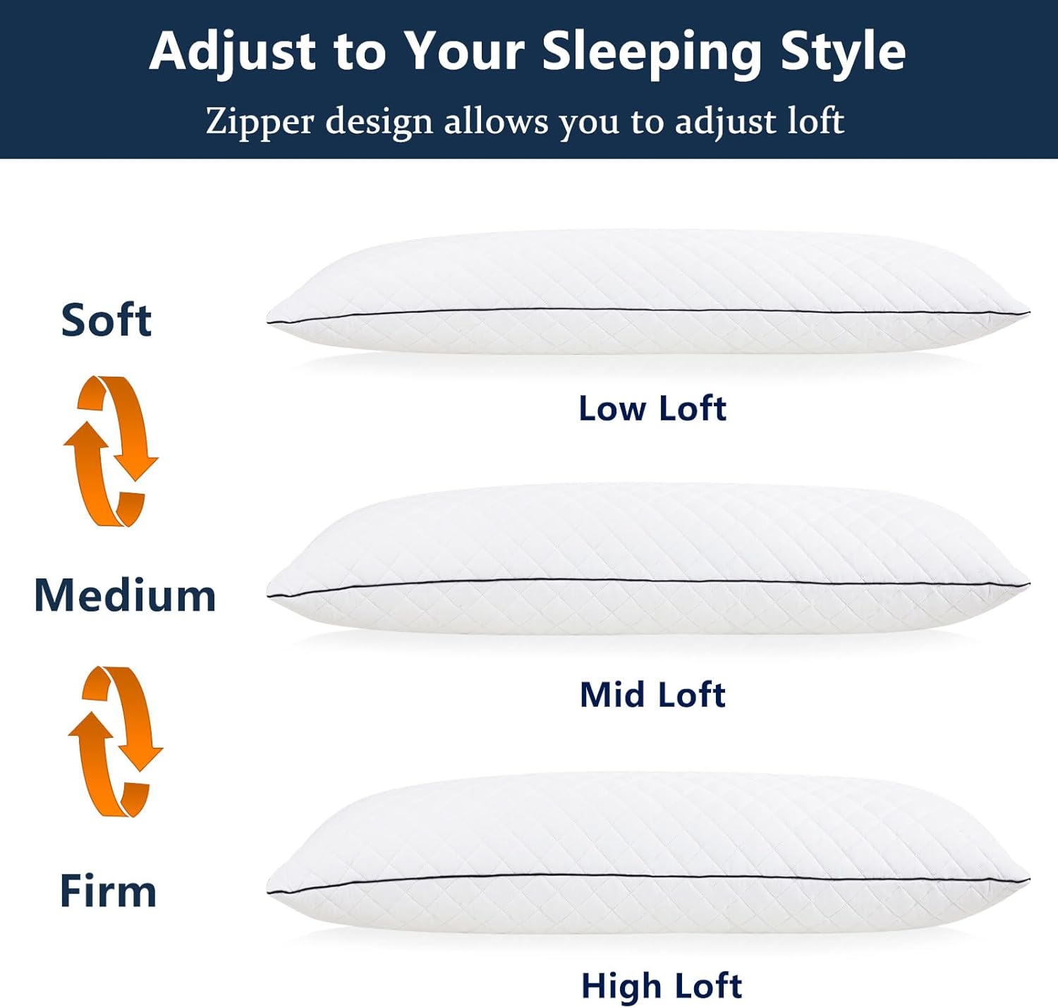 Cooling Memory Foam Body Pillow Insert for Adults