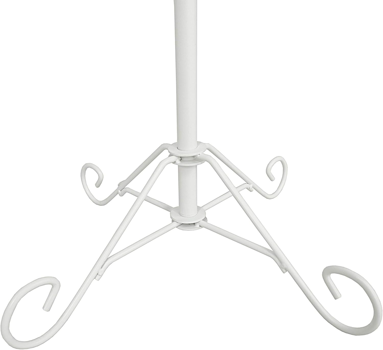 76 Inch High Spiral Clothing Rack with 19 Ball Stops