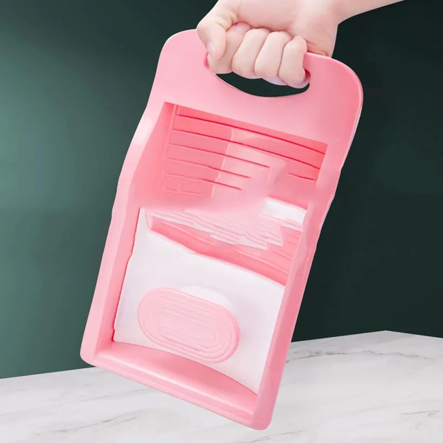 DCFV Plastic Mini Washboard with Handle 2 Sizes Pink