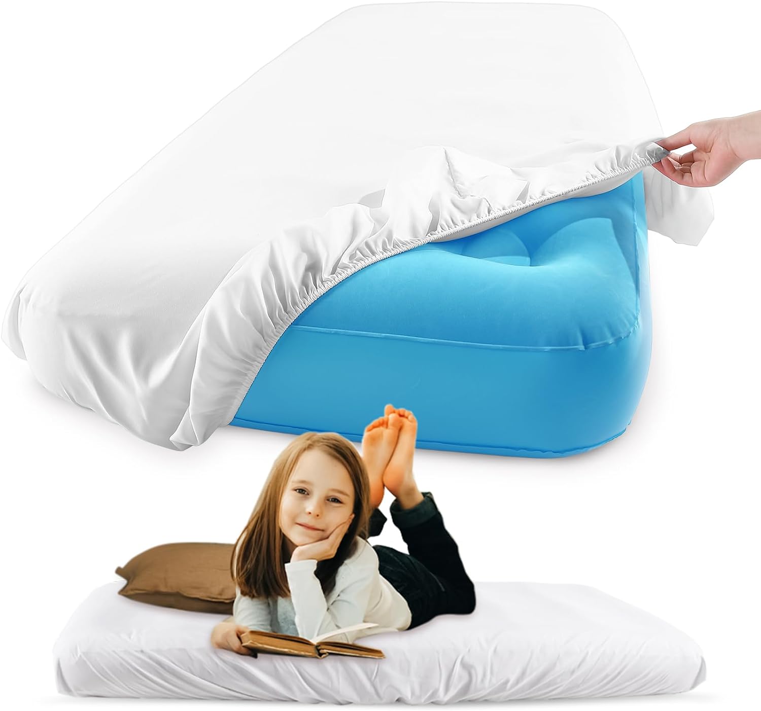 Breling Kids Air Mattress Fitted Sheet White 1 Pcs