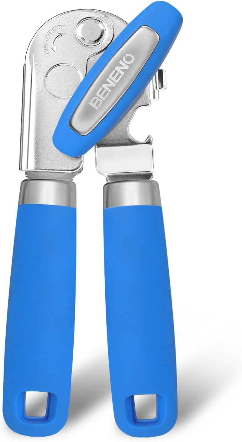 Beneno Manual Can Opener with Magnet and Bottle Opener