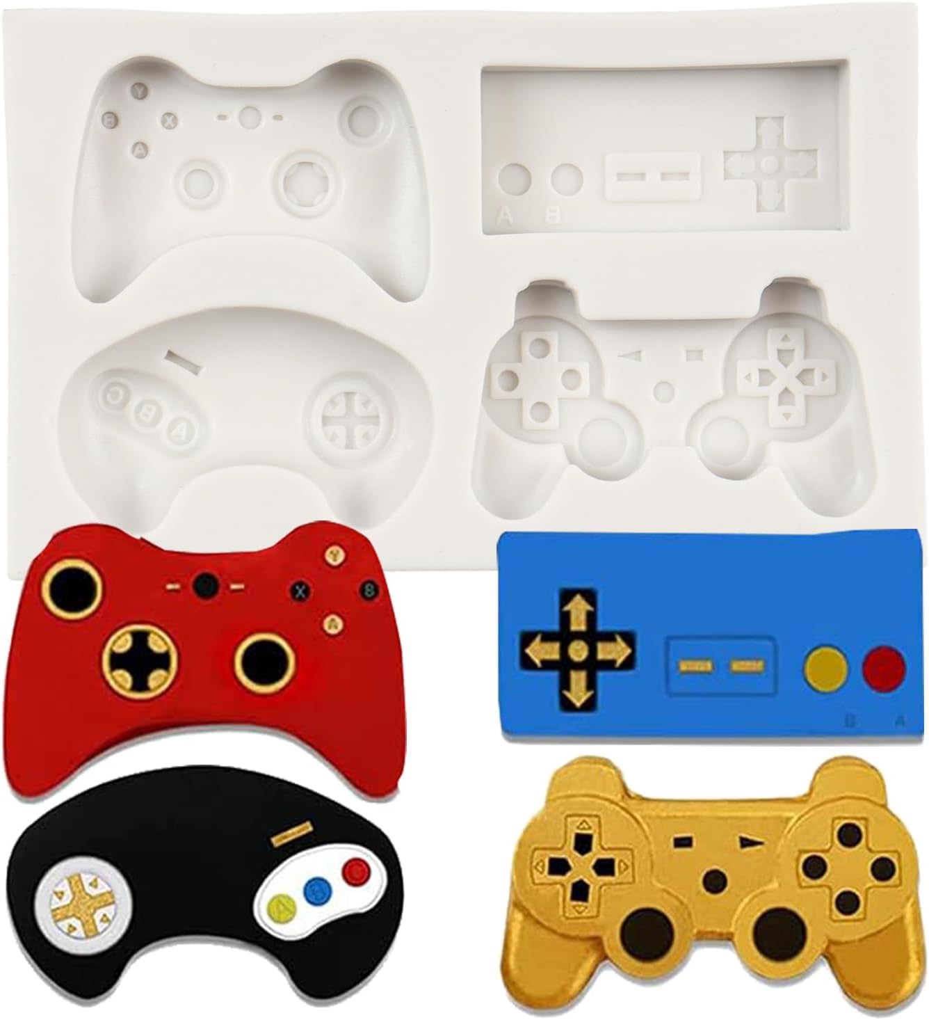 Game Controller Silicone Fondant Mold for Cake Decorations