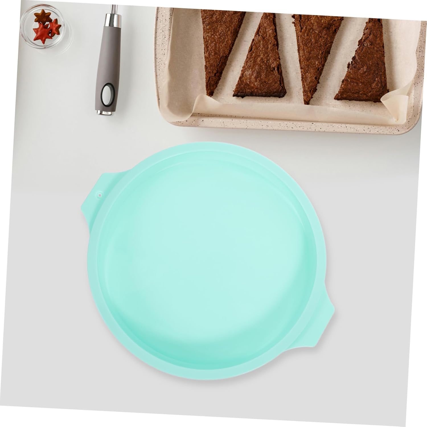 Red Enamel Roasting Pan with Non-Stick Surface