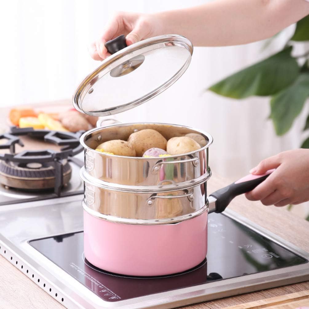Yardwe 5-Piece Steam Pot Set for Cooking