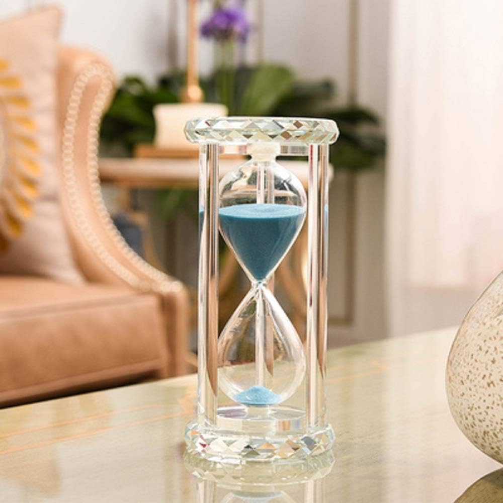 60 Minutes Hourglass Timer with Diamond Carving Design