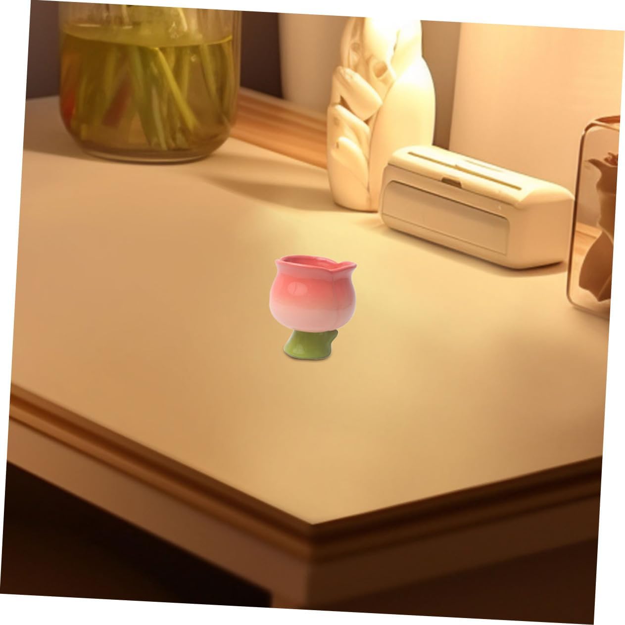 Showeroro Ceramic Dessert Cup with Footed Design