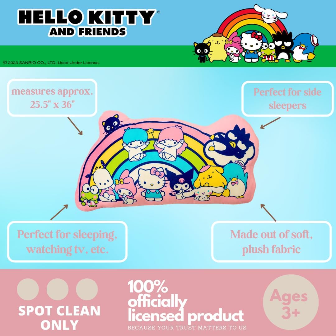 Franco Collectibles Hello Kitty Body Pillow 255 x 36 Inches