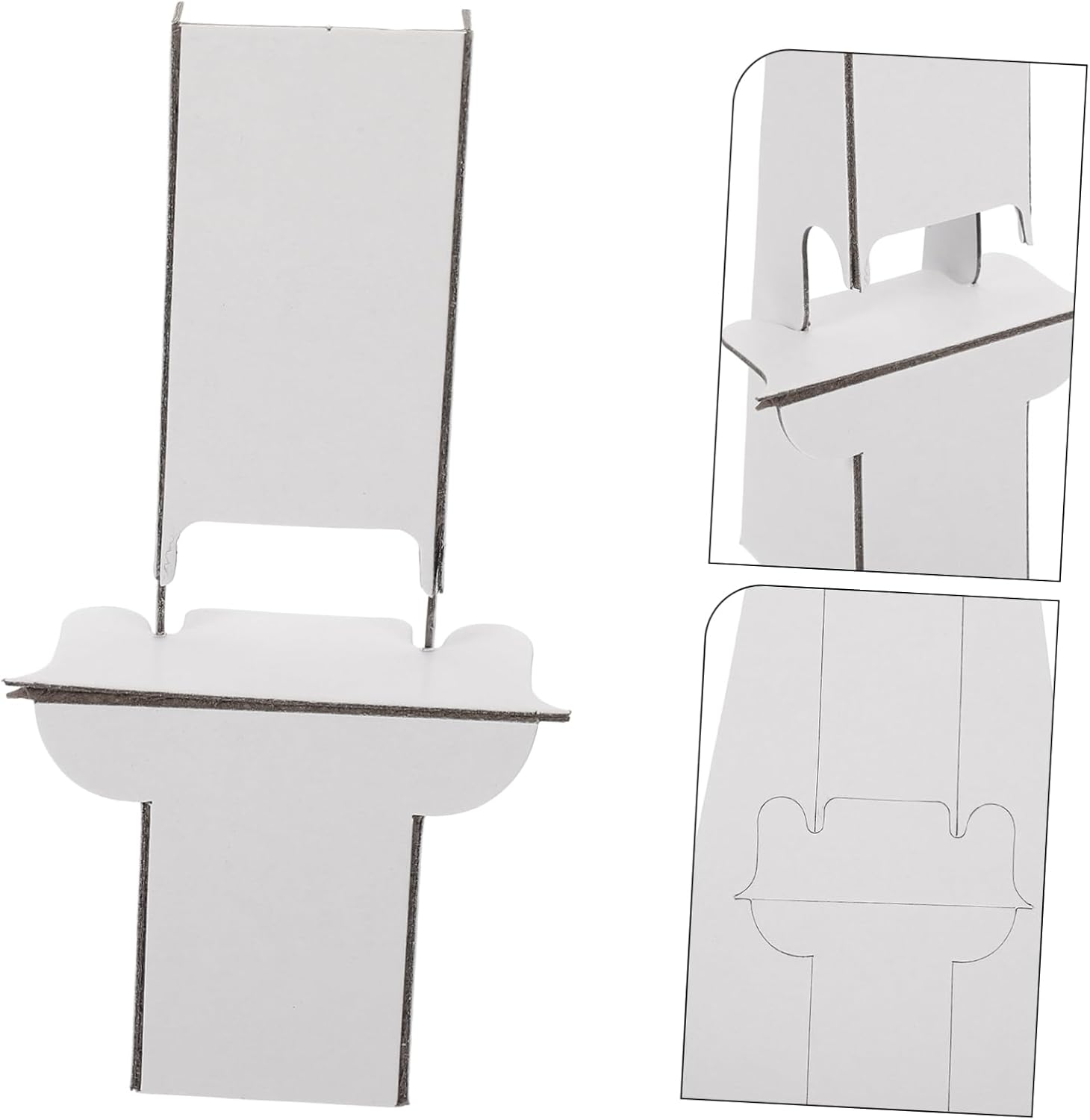Gadpiparty 12Pcs Cardboard Easel Stand for Photo Frames and Signage