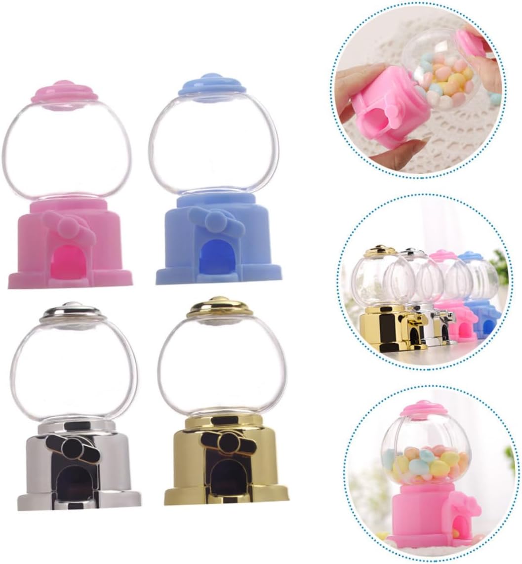 Ciieeo 16pcs Plastic Gumball Machine Dispenser for Party Decorations
