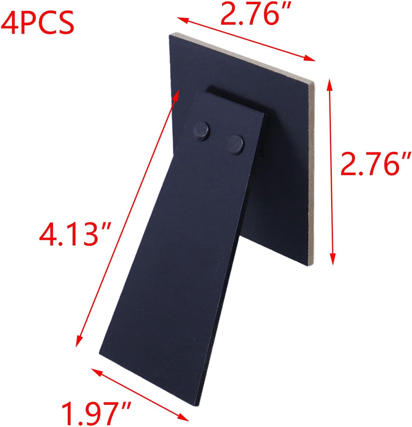 T Tulead Black Cardboard Easel Back for Picture Frames