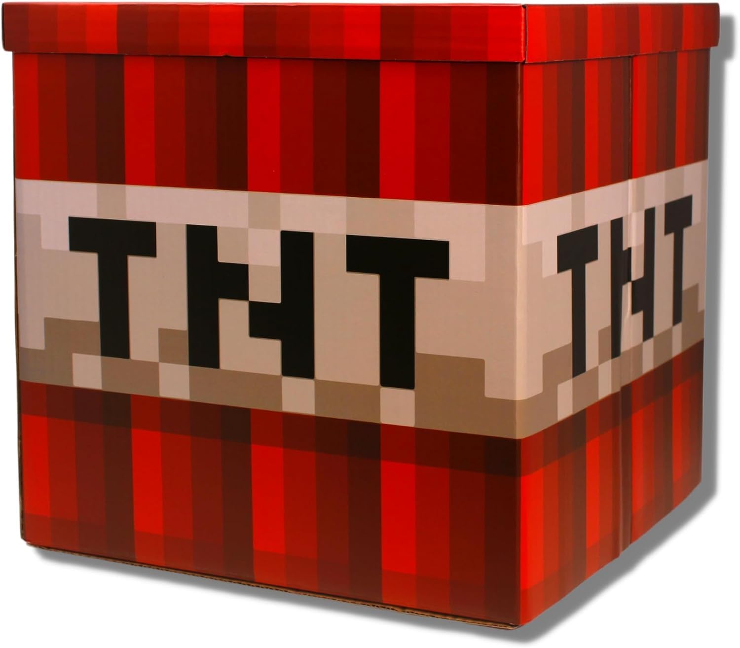 Large 14x14 Pixelated Storage Box with Lid