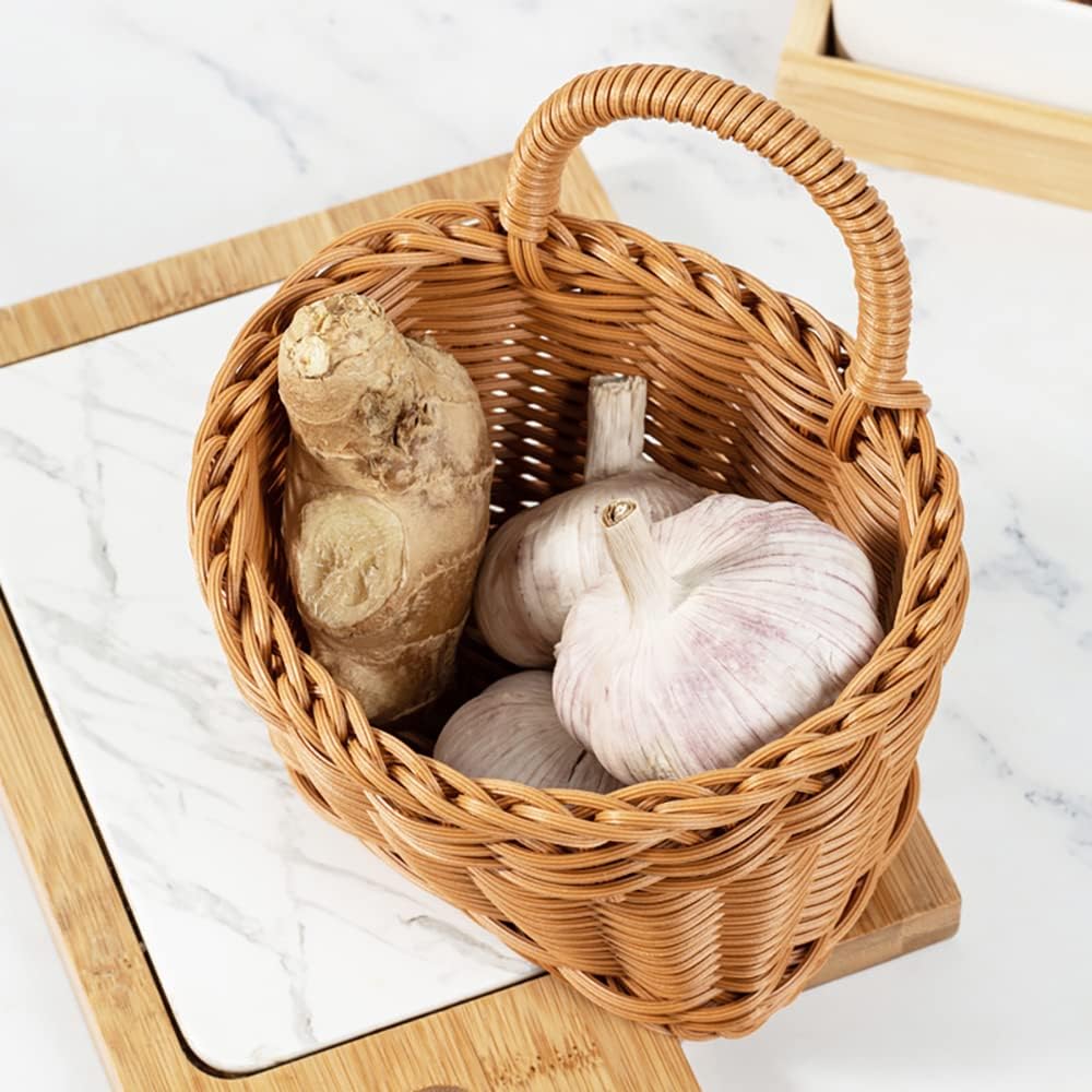 Hanging Woven Storage Basket Large