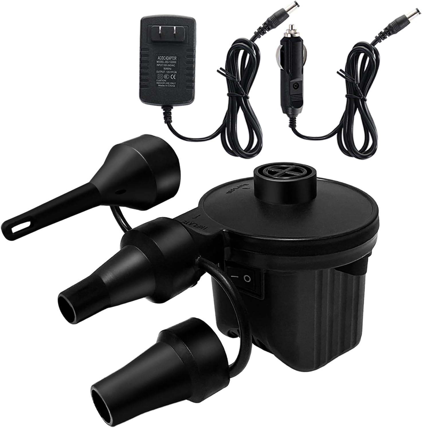 Newpol Electric Air Pump for Inflatable Beds and Pools