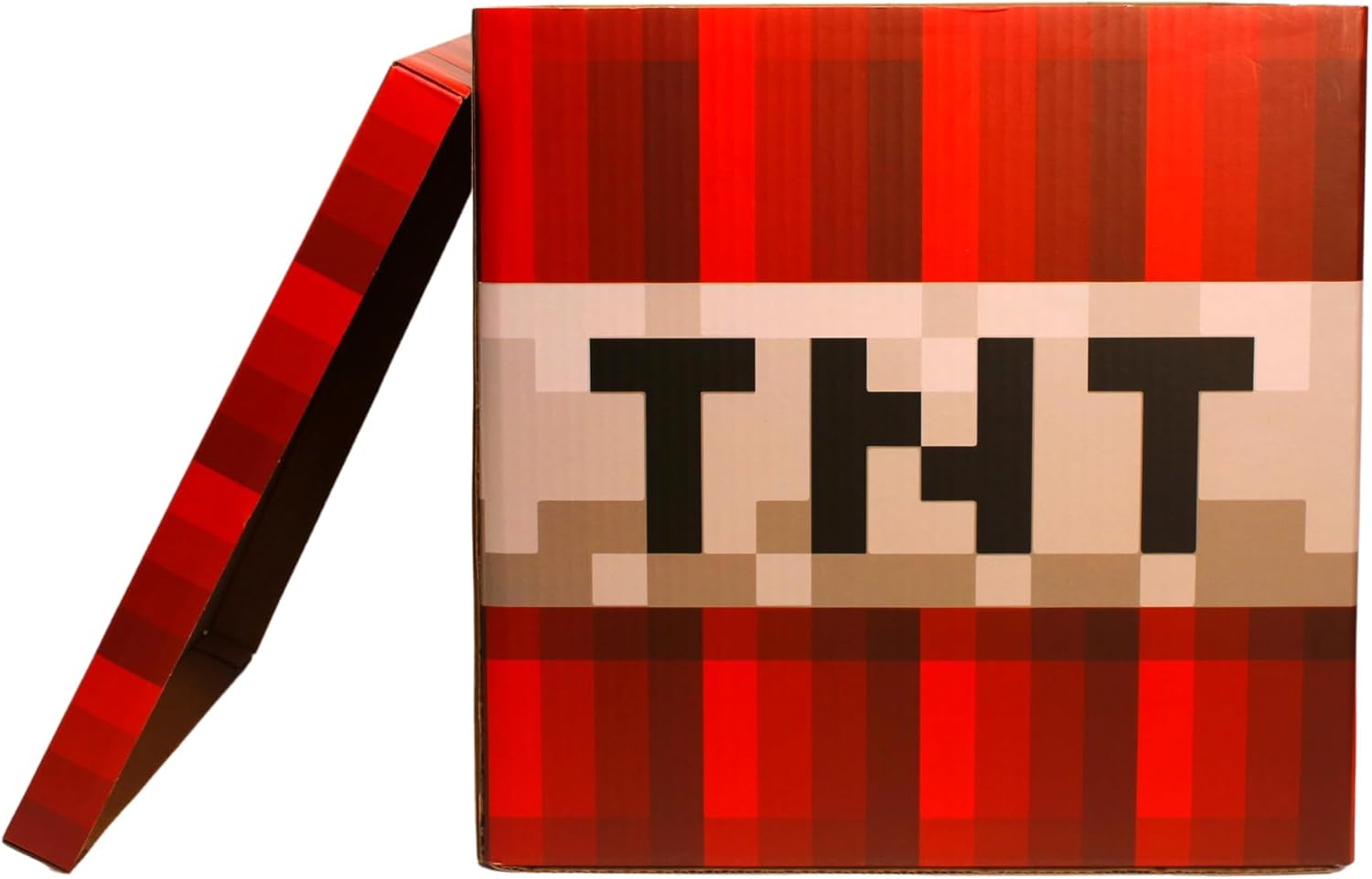 Large 14x14 Pixelated Storage Box with Lid