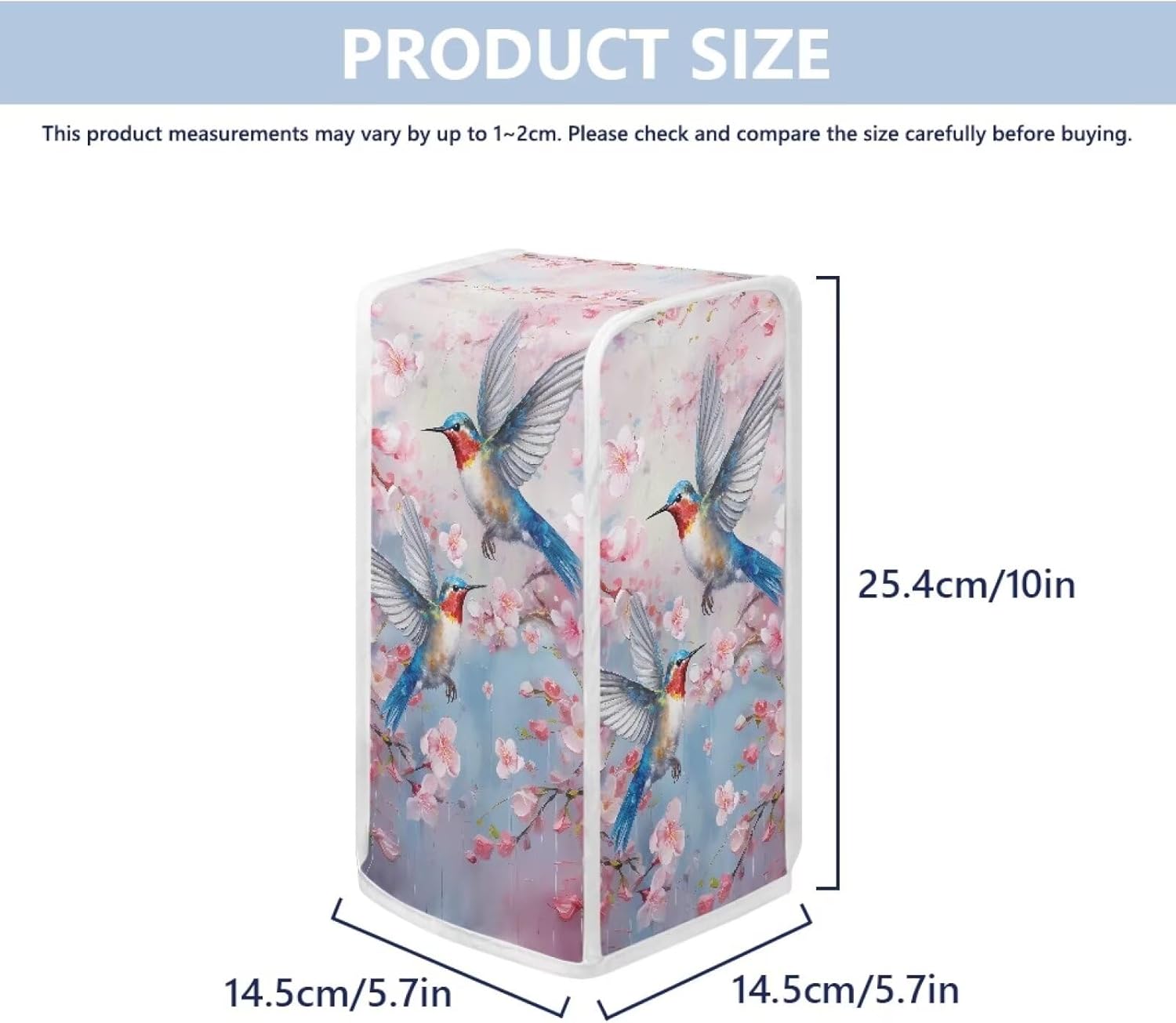 Peach Blossom Can Opener Dust Cover for Electric Can Opener