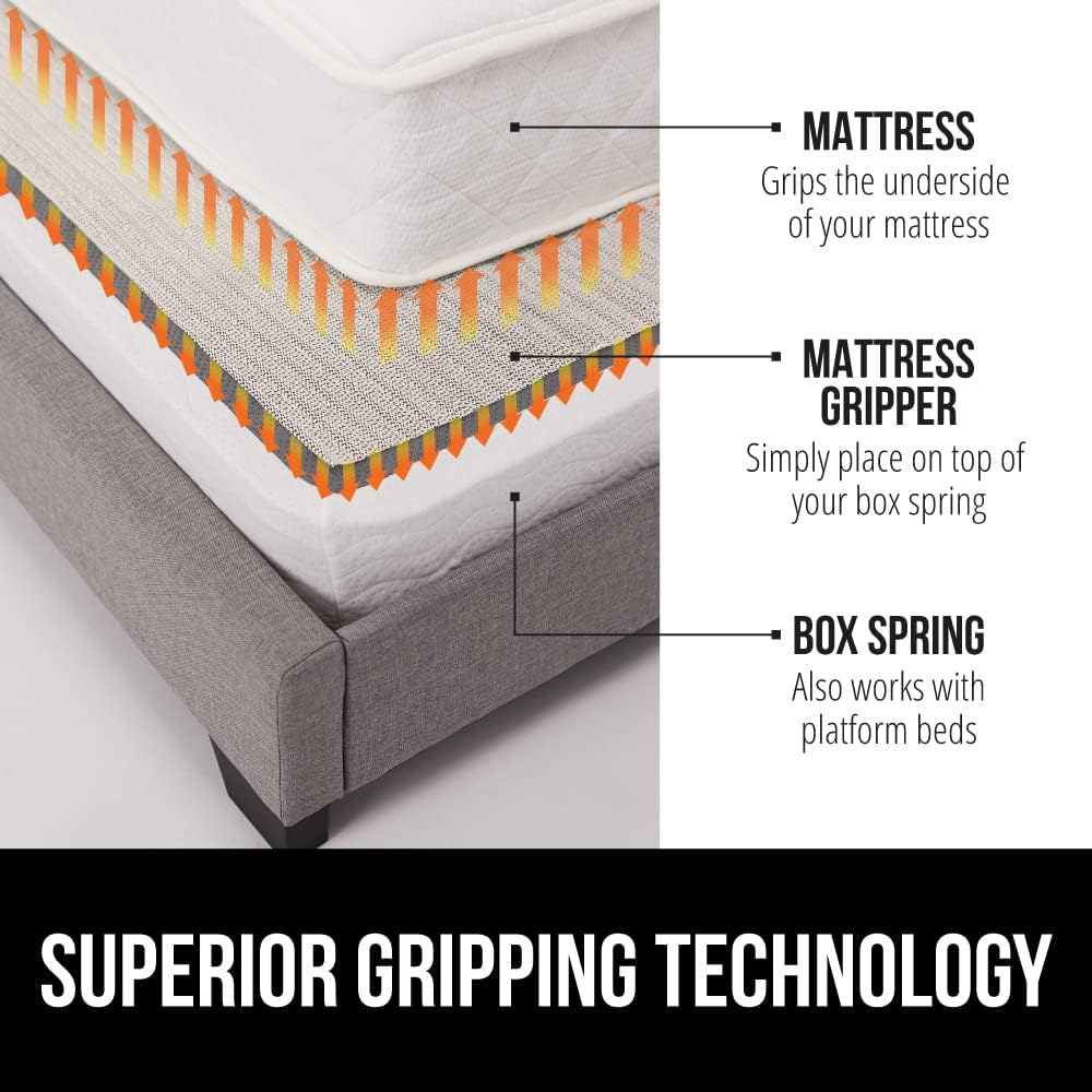 GORILLA GRIP Non Slip Mattress Pad for Twin Bed
