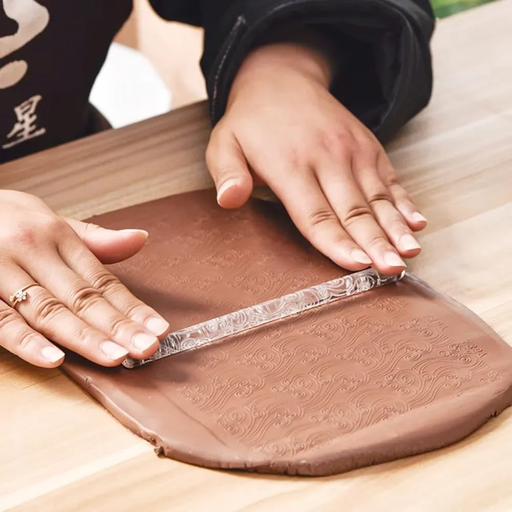 Auspicious Clouds Embossing Rolling Pin Acrylic