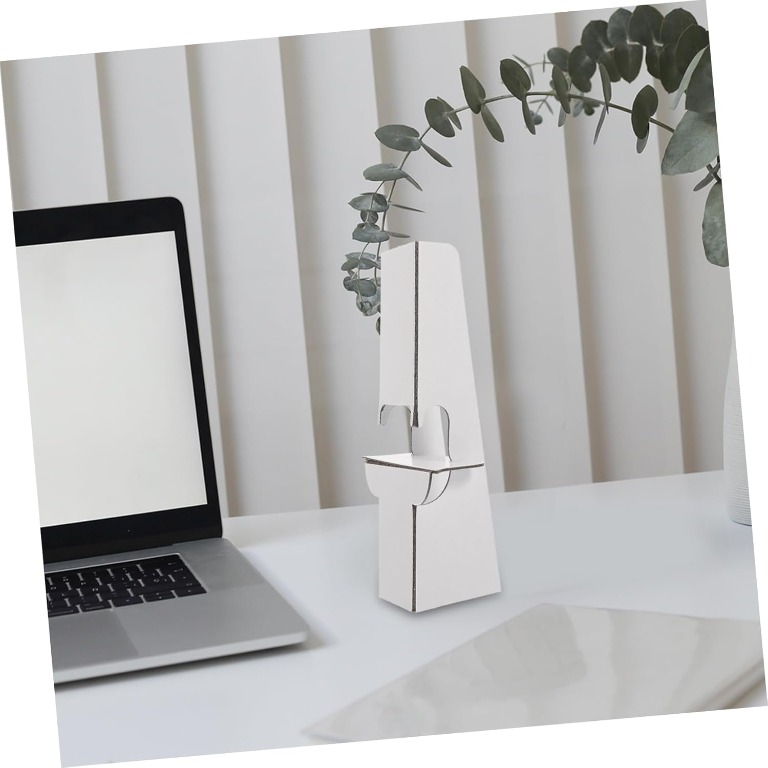 HOMSFOU 12pcs Cardboard Display Easel Stand for Art and Poster Boards