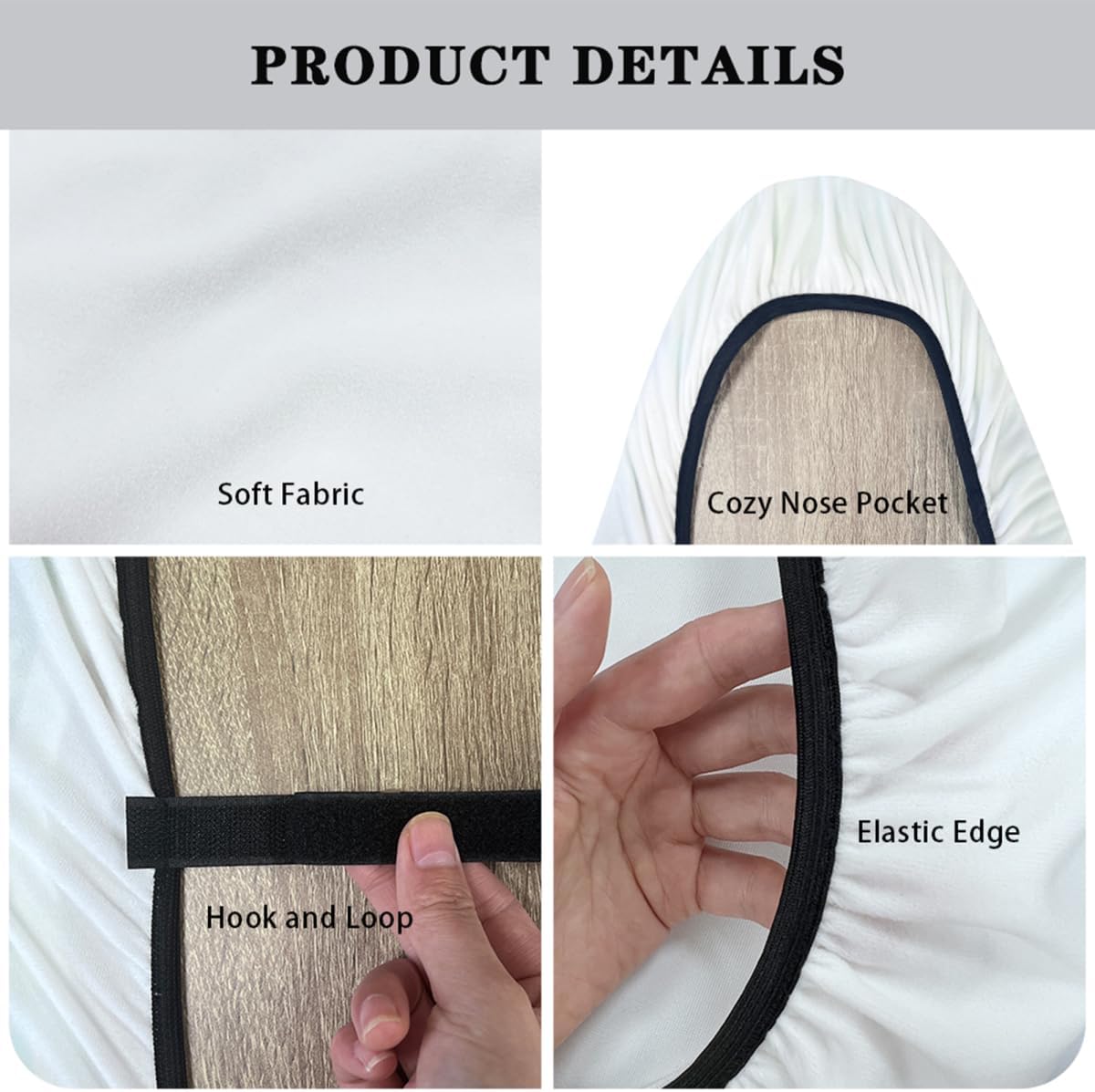 Ironing Board Cover Standard 15x54 with Hook Loop Strap
