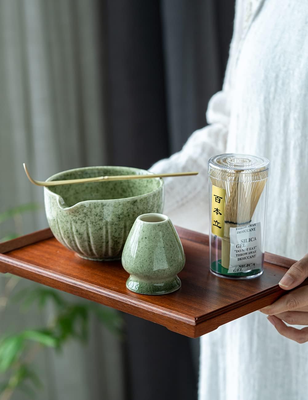 Tang Pin Matcha Set - 4pc Matcha Kit for Tea Ceremony