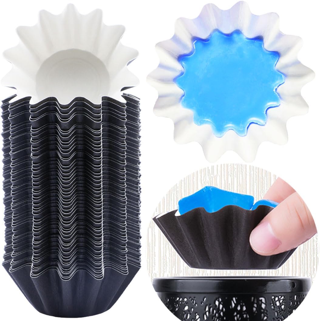FANDOL Reusable Leakproof Candle Warmer Liners 50pcs Black